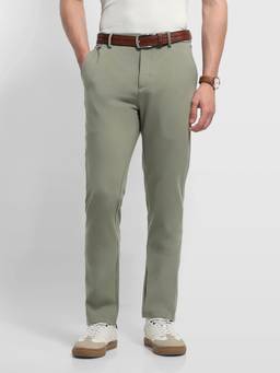 Arrow Sports - Men Mid Rise Jackson Super Slim Fit Trousers