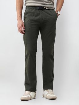 U.S. Polo Assn. Denim Co. - Men Twill Harold Slim Straight Fit Trousers