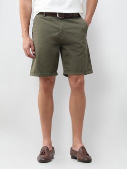 U.S. POLO ASSN. - Men Slim Fit Solid Shorts