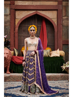 ITRH - Ulfat Jamuni Lehenga with Blouse and Dupatta (Set of 3)