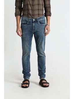Crocodile - Blue Stone Washed Mild Ripping Jeans