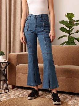 STREET 9 - Blue Cargo Jeans