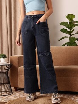 STREET 9 - Blue Cargo Jeans