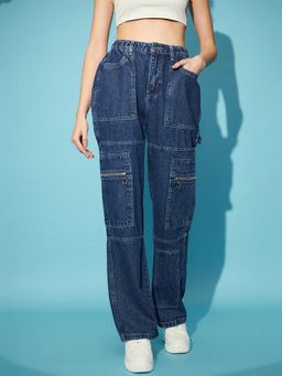 STREET 9 - Blue Cargo Jeans