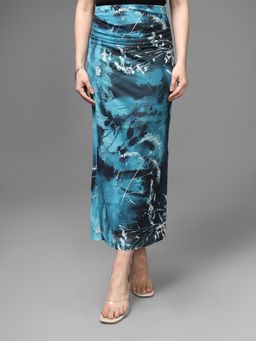 Kazo - Blue Valencia Skirt