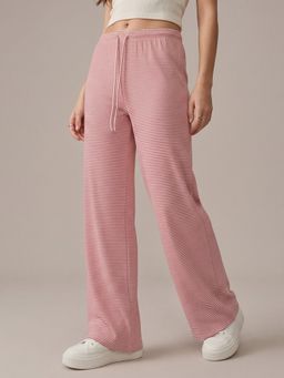 Outzidr - Pink Low Waist Pant