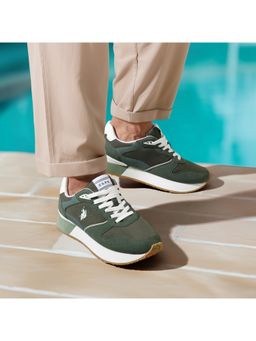 U.S. POLO ASSN. - Men Aspen 2.0 Green Sneakers