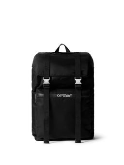 Off-White - Men's Solid Backpack - Black