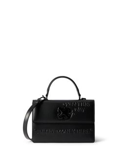 Off-White - Women's Top Handle Handbag With Detachable Strap - Black