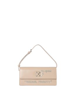 Off-White - Women's Printed Handbag - Fungi Peach