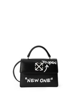 Off-White - Women's Top Handle Printed Handbag - Black