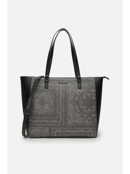 Van Heusen - Women Grey Print Formal Tote Bag
