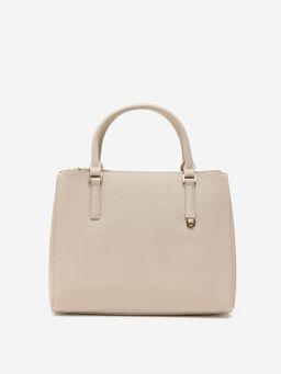 CARPISA - WINONA Women Cream Satchel Bag With Detachable Strap (L)