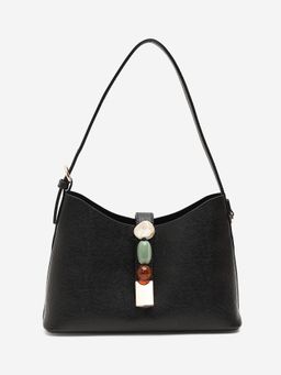 CARPISA - BELLA V3 Women Black Sling Bag With Detachable Strap (S)