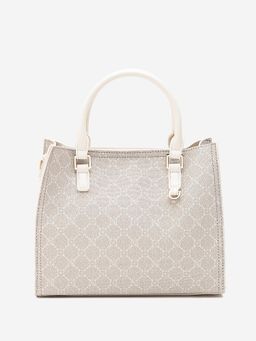 CARPISA - DIANA SPRING Women Cream Satchel Bag With Detachable Strap (M)