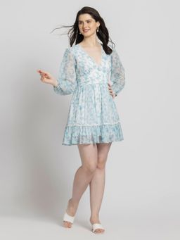 JULO - Azure Breeze Mini Dress