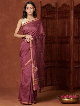 Fabindia - Cotton Silk Woven Jamdani Sari