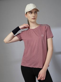 CHKOKKO - Women Round Neck Dry Fit Gym Sports T-Shirts