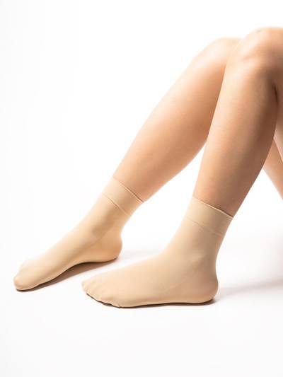 Women Vanilla Whisk Socks - Beige