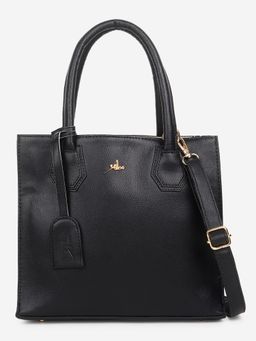 Yelloe - Satchel Handbag Multi Compartment Black