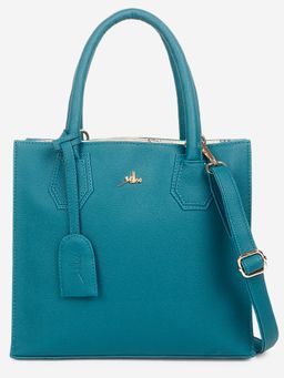 Yelloe - Satchel Handbag Multi Compartment Turquoise