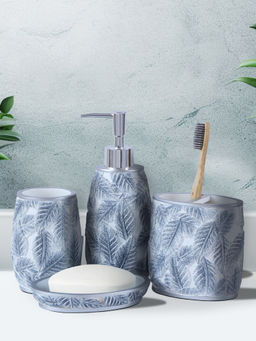 OBSESSIONS - Polyresin 4Pc Bathset, Grey