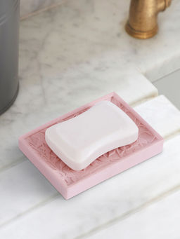 OBSESSIONS - Polyresin Soap Dish with Hole, Sandstone