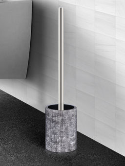 OBSESSIONS - Freestanding Polyresin Toiletbrush with Holder, Charcoal