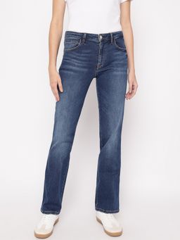 Guess - Carrie Dark Solid High Rise Skinny Jeans