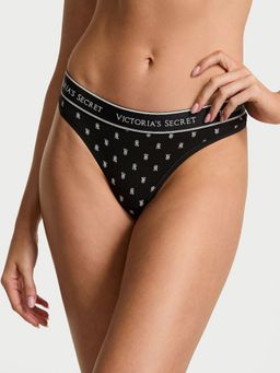 Victoria's Secret - Logo Cotton Thong Panty