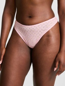 Victoria's Secret - Pink Cotton Thong Panty