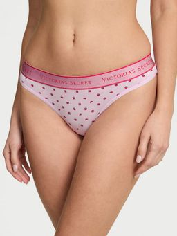 Victoria's Secret - Logo Cotton Thong Panty