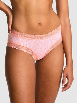 Victoria's Secret - Pink Wink Lace-Trim Cheeky Panty