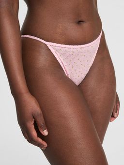 Victoria's Secret - Pink Cotton String Bikini Panty