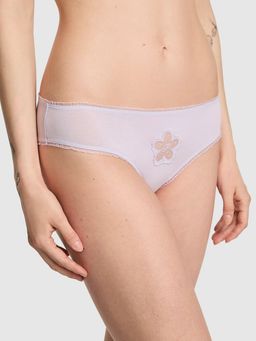 Victoria's Secret - Pink Cotton Daisy Patch Cheeky Panty