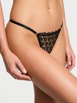 Victoria's Secret - Very Sexy Geo Daisy Lace Adjustable V-String Panty