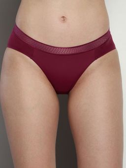 Calvin Klein - Low Rise Solid Burgundy Briefs