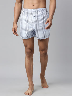 RARE RABBIT Shorts : Buy RARE RABBIT Blue Checked Shorts (L) Online ...