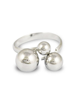 Karatcart - Silver Mixed Metal Ring