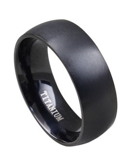 Karatcart - Black Mixed Metal Ring