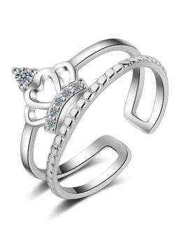 Karatcart - Silver Mixed Metal Ring