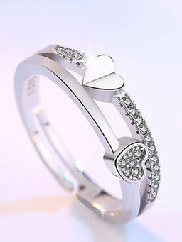 Karatcart - Silver Mixed Metal Ring