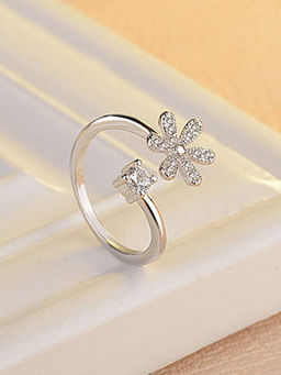 Karatcart - Silver Mixed Metal Ring