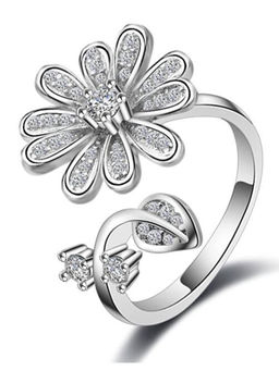 Karatcart - Silver Mixed Metal Ring