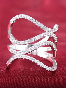 Karatcart - Silver Mixed Metal Ring