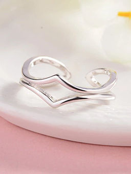 Karatcart - Silver Mixed Metal Ring