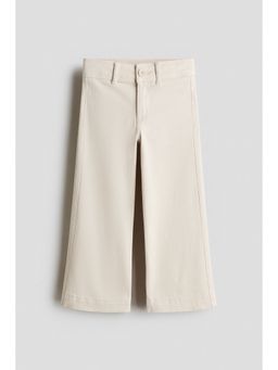 H&M - Girls Beige Flared Trousers