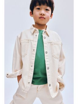 H&M - Boys White Denim Overshirt