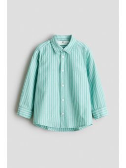 H&M - Boys Turquoise Cotton Shirt