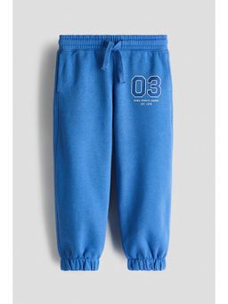 H&M - Boys Blue Embroidery-Detail Joggers